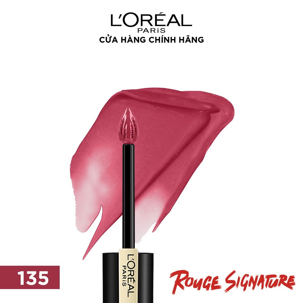 Son tint mịn lì cao cấp L'Oréal Paris Rouge Signature 7ml