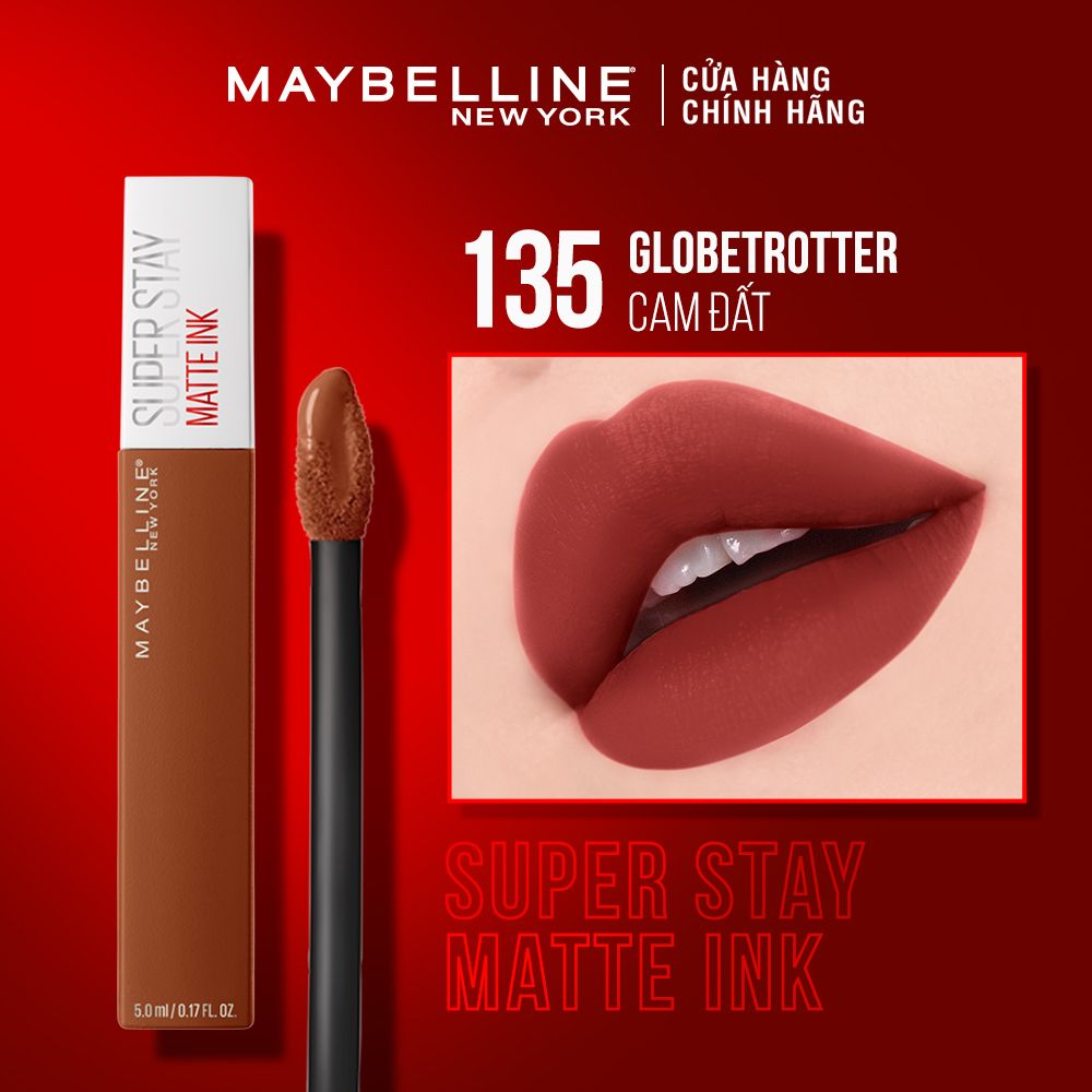 Son Kem Lì 16h Lâu Trôi Maybelline New York Super Stay Matte Ink Lipstick 5ml