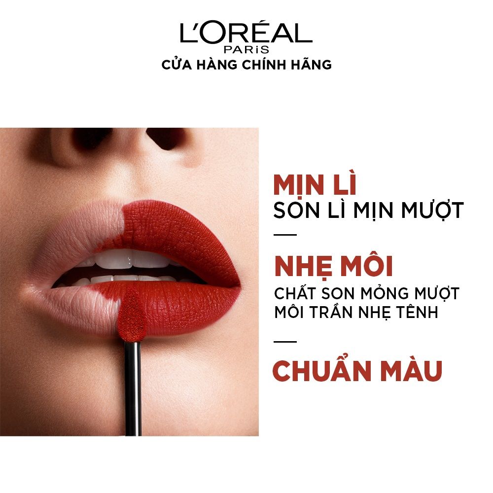 Son tint mịn lì cao cấp L'Oréal Paris Rouge Signature 7ml