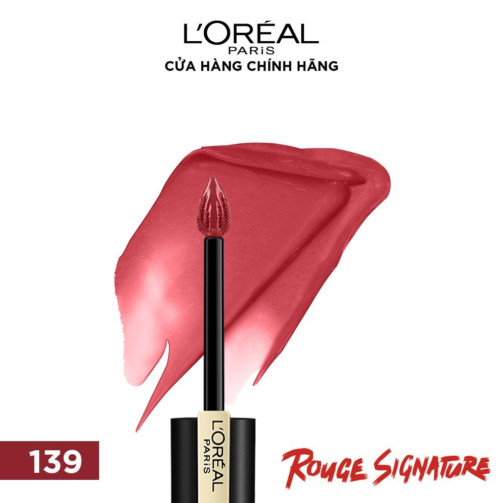 Son tint mịn lì cao cấp L'Oréal Paris Rouge Signature 7ml
