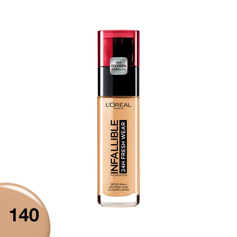 Kem nền mịn nhẹ lâu trôi L'Oréal Paris Infallible Fresh Wear 24h 30ml