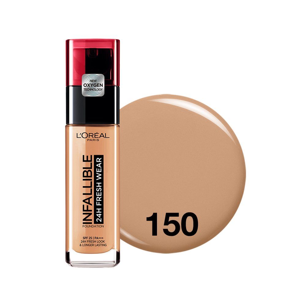 Kem nền mịn nhẹ lâu trôi L'Oréal Paris Infallible Fresh Wear 24h 30ml