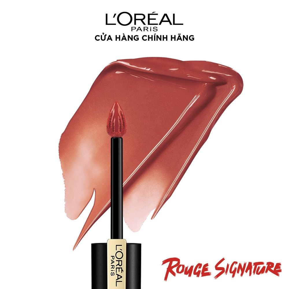 Son tint mịn lì cao cấp L'Oréal Paris Rouge Signature 7ml