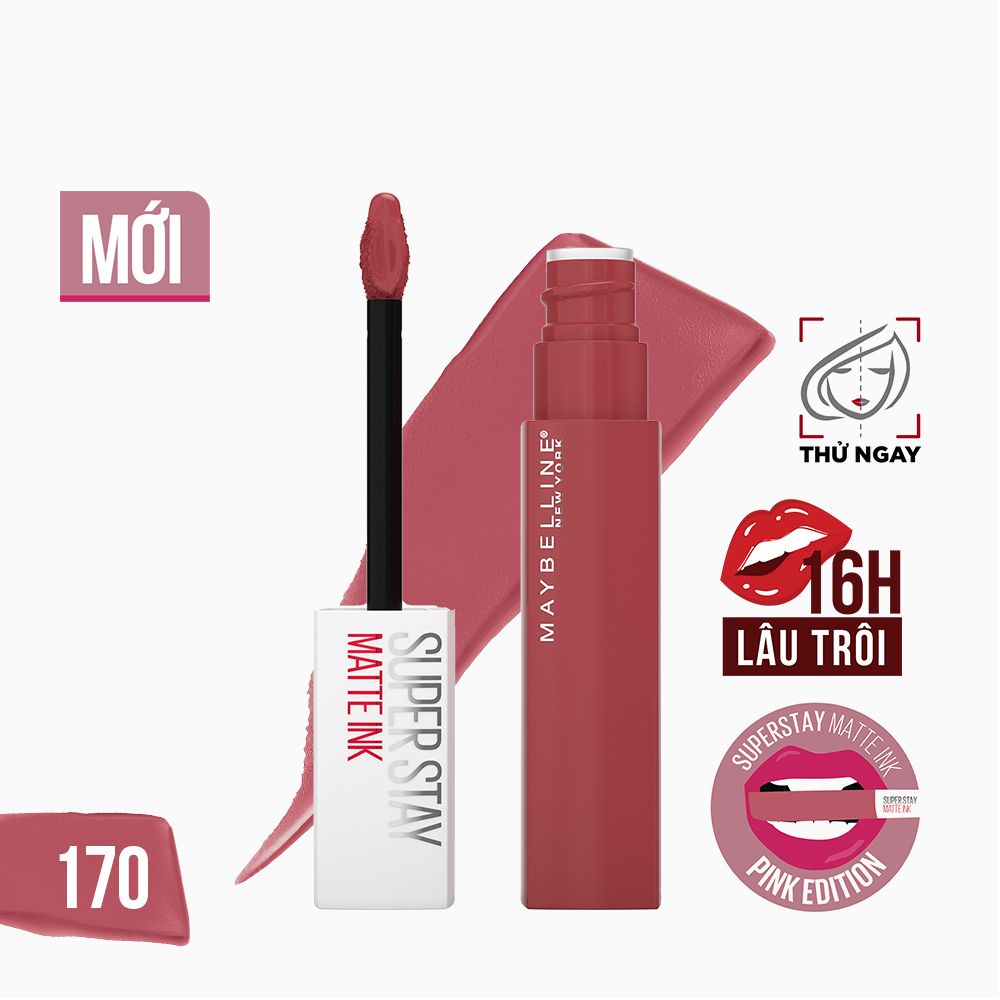 Son Kem Lì 16h Lâu Trôi Maybelline New York Super Stay Matte Ink Lipstick 5ml