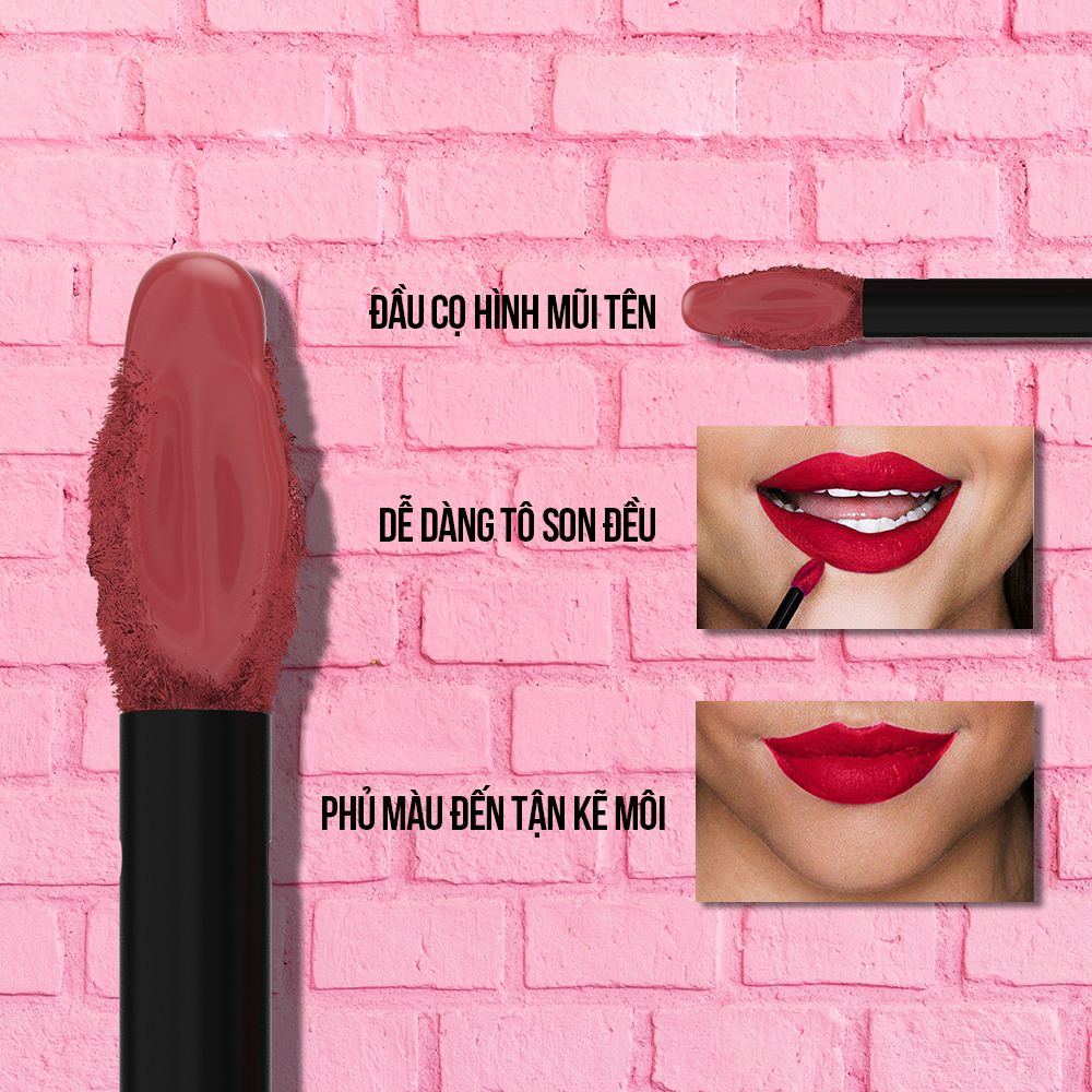 Son Kem Lì 16h Lâu Trôi Maybelline New York Super Stay Matte Ink Lipstick 5ml