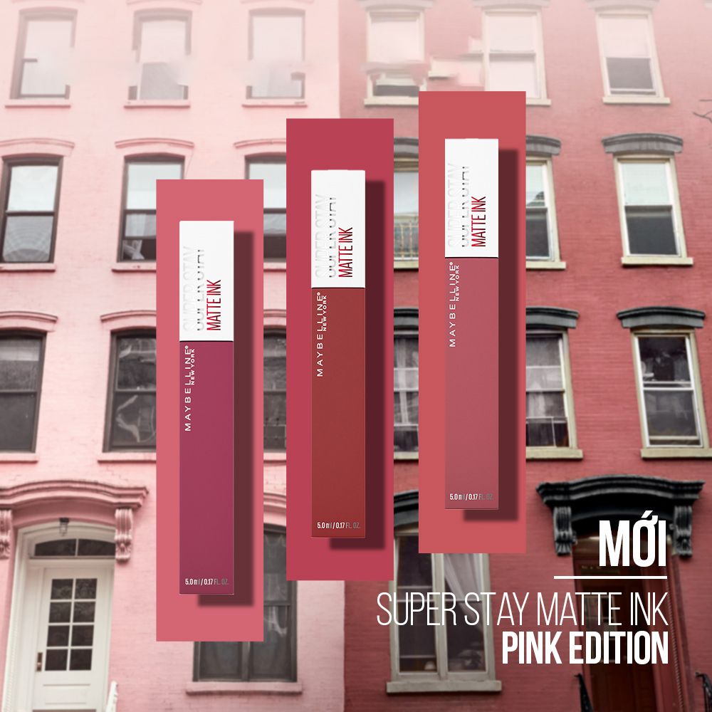 Son Kem Lì 16h Lâu Trôi Maybelline New York Super Stay Matte Ink Lipstick 5ml