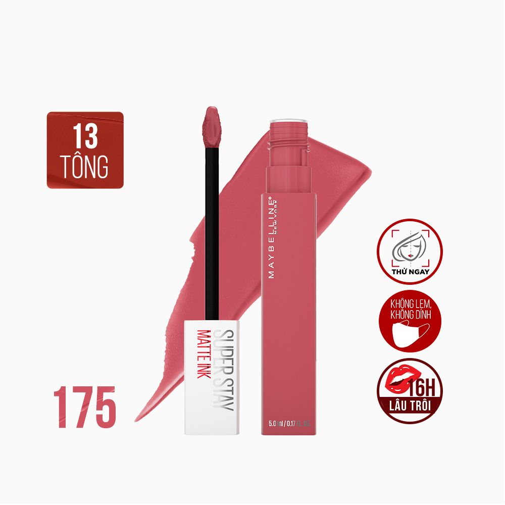 Son Kem Lì 16h Lâu Trôi Maybelline New York Super Stay Matte Ink Lipstick 5ml