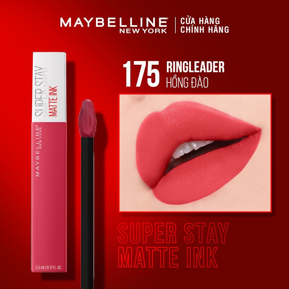 Son Kem Lì 16h Lâu Trôi Maybelline New York Super Stay Matte Ink Lipstick 5ml