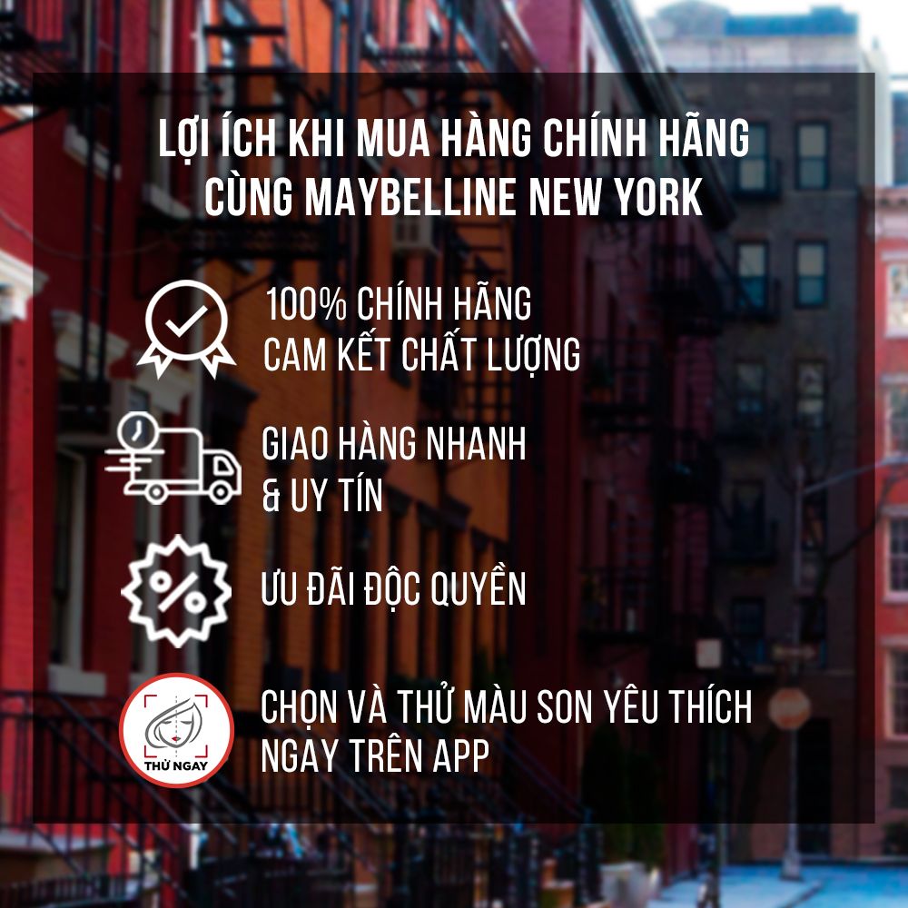 Son Kem Lì 16h Lâu Trôi Maybelline New York Super Stay Matte Ink Lipstick 5ml