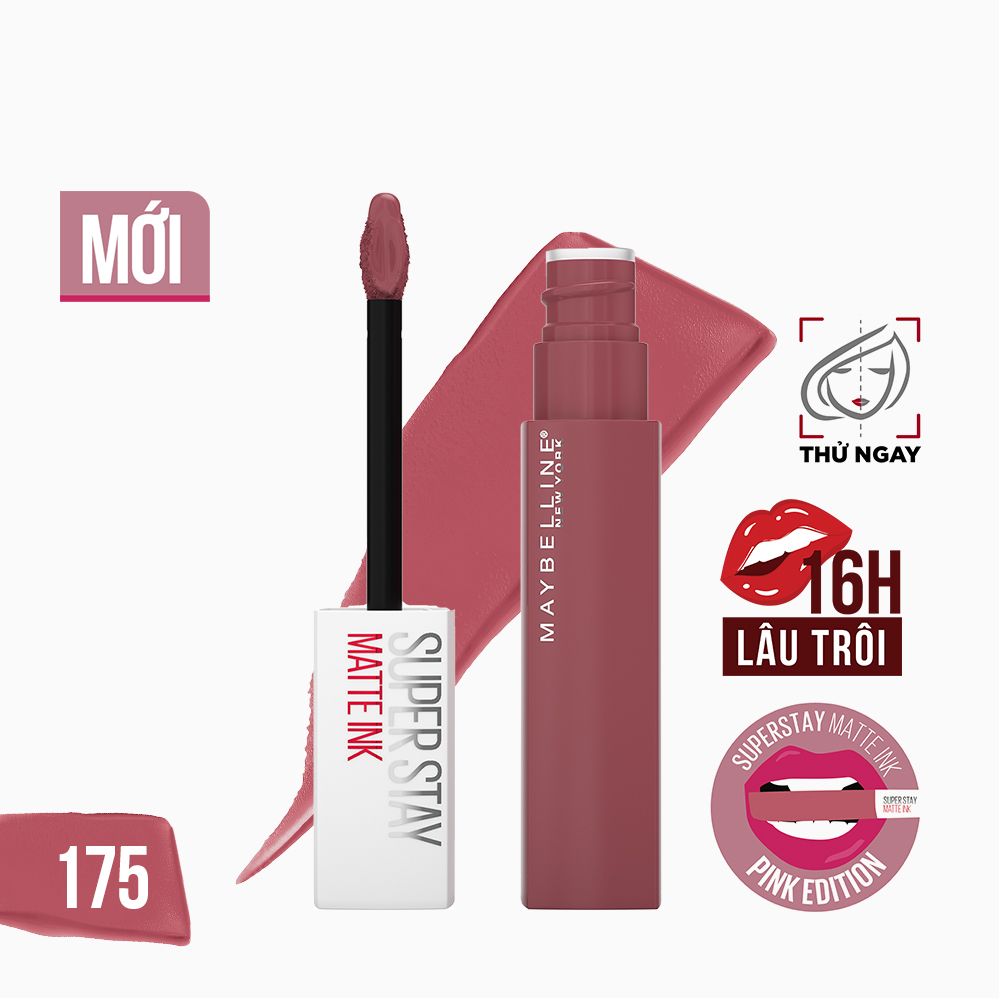 Son Kem Lì 16h Lâu Trôi Maybelline New York Super Stay Matte Ink Lipstick 5ml