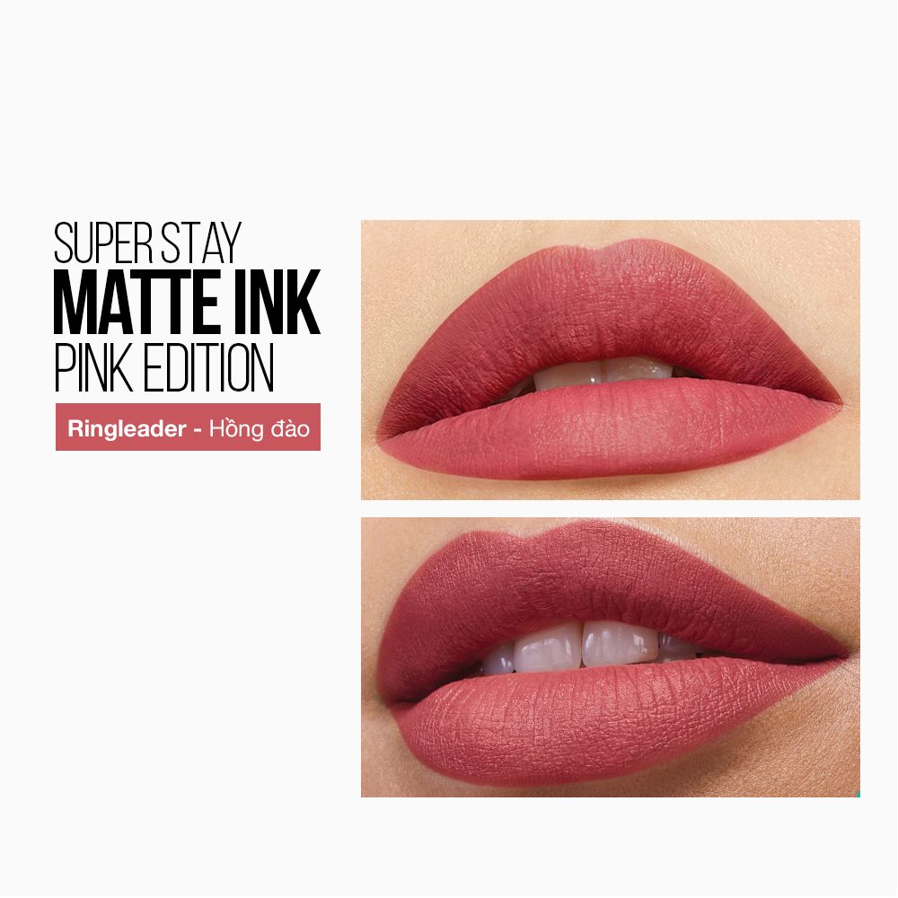 Son Kem Lì 16h Lâu Trôi Maybelline New York Super Stay Matte Ink Lipstick 5ml