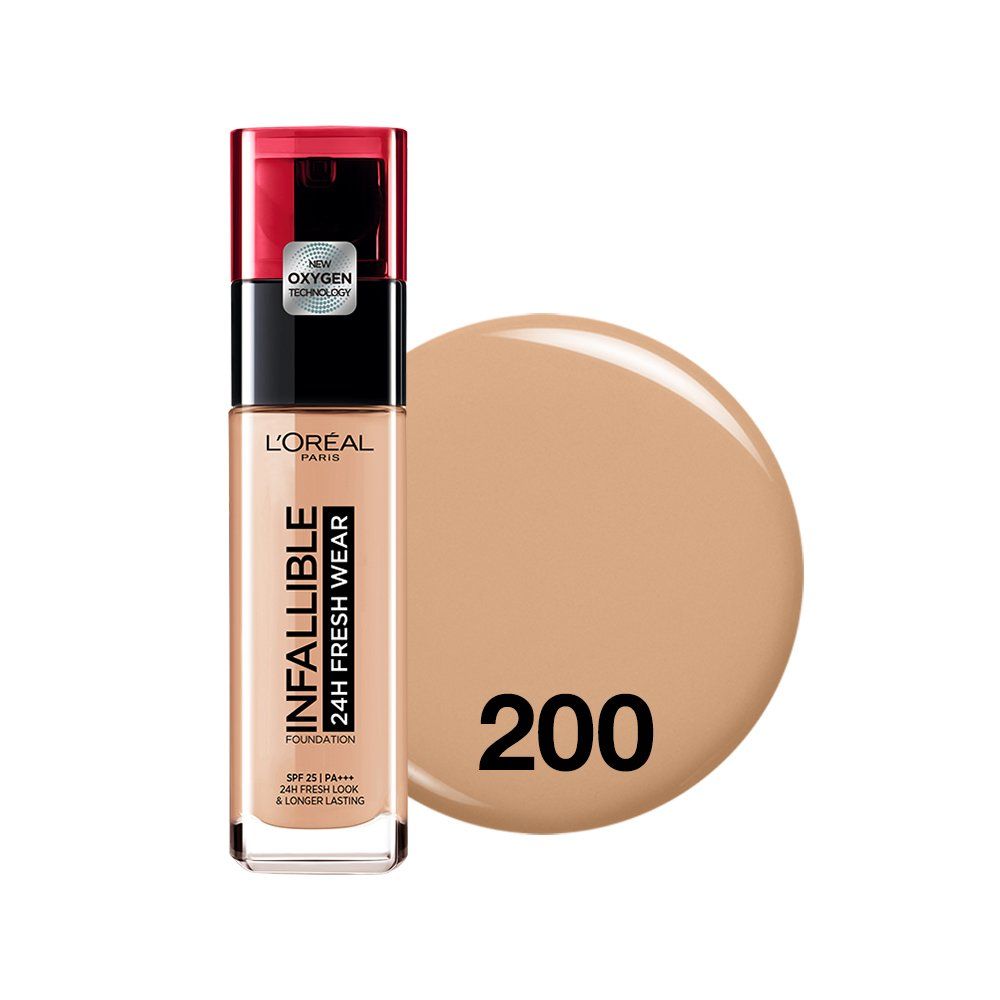 Kem nền mịn nhẹ lâu trôi L'Oréal Paris Infallible Fresh Wear 24h 30ml