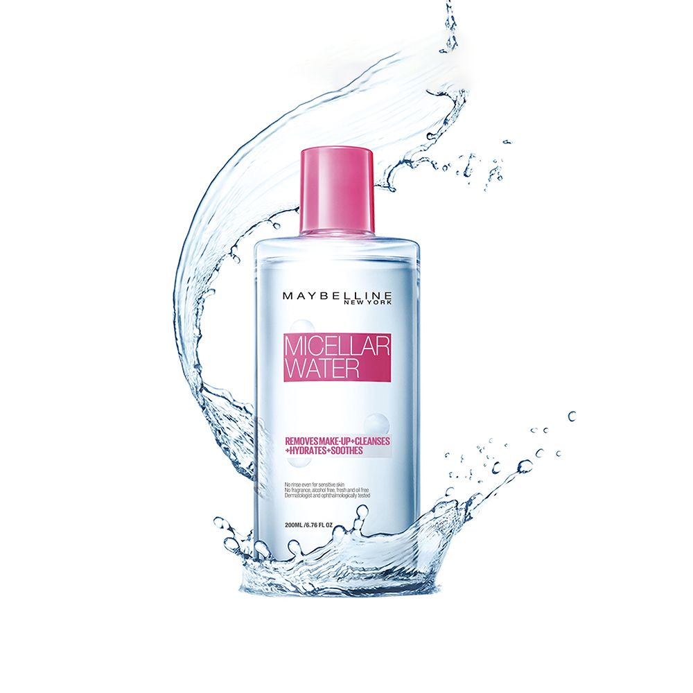 Nước Tẩy Trang Micellar Dưỡng Da Không Cồn 4 Trong 1 Maybelline New York Micellar Water 4-in-1