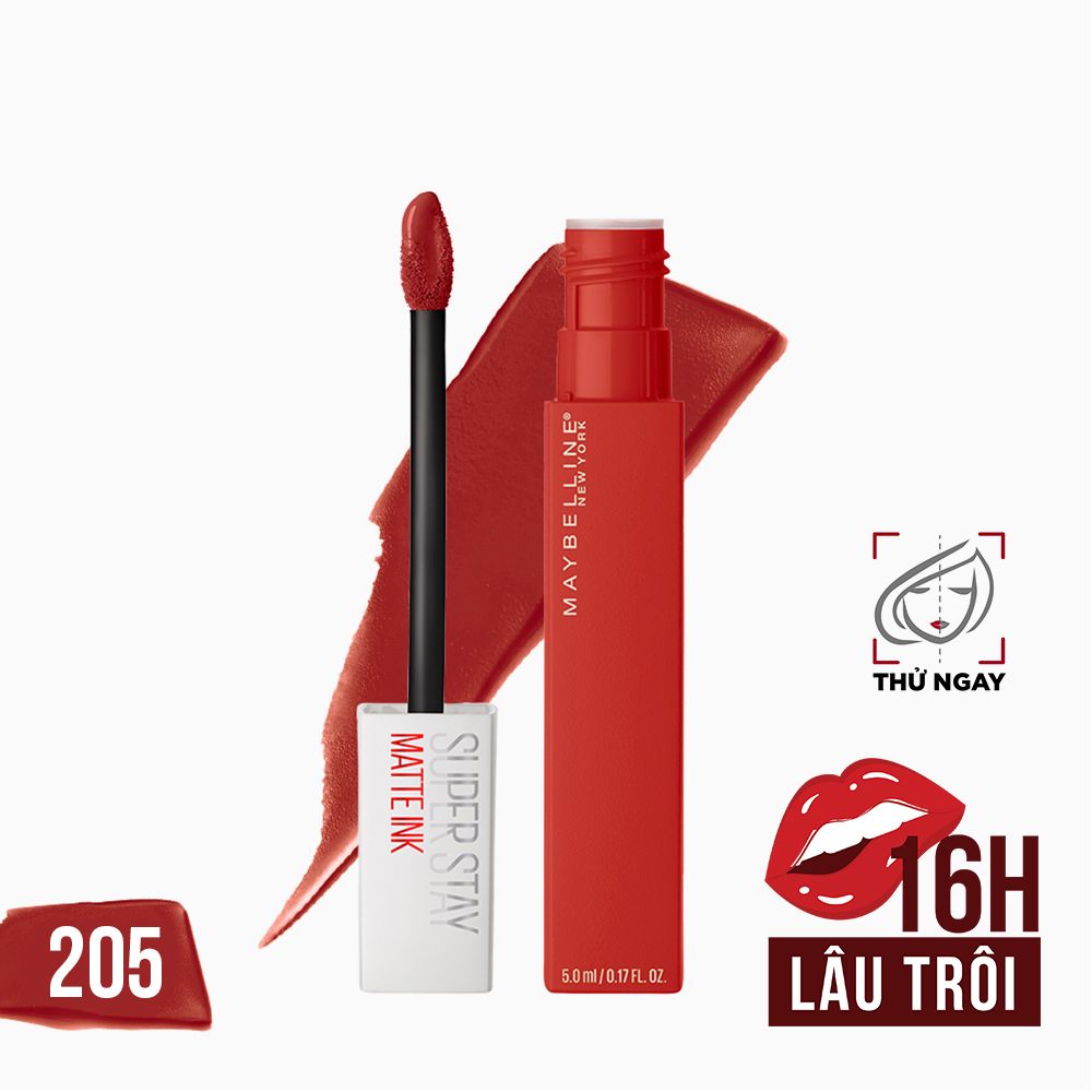 Son Kem Lì 16h Lâu Trôi Maybelline New York Super Stay Matte Ink Lipstick 5ml