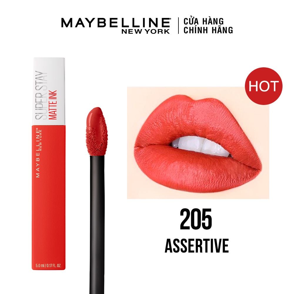 Son Kem Lì 16h Lâu Trôi Maybelline New York Super Stay Matte Ink Lipstick 5ml