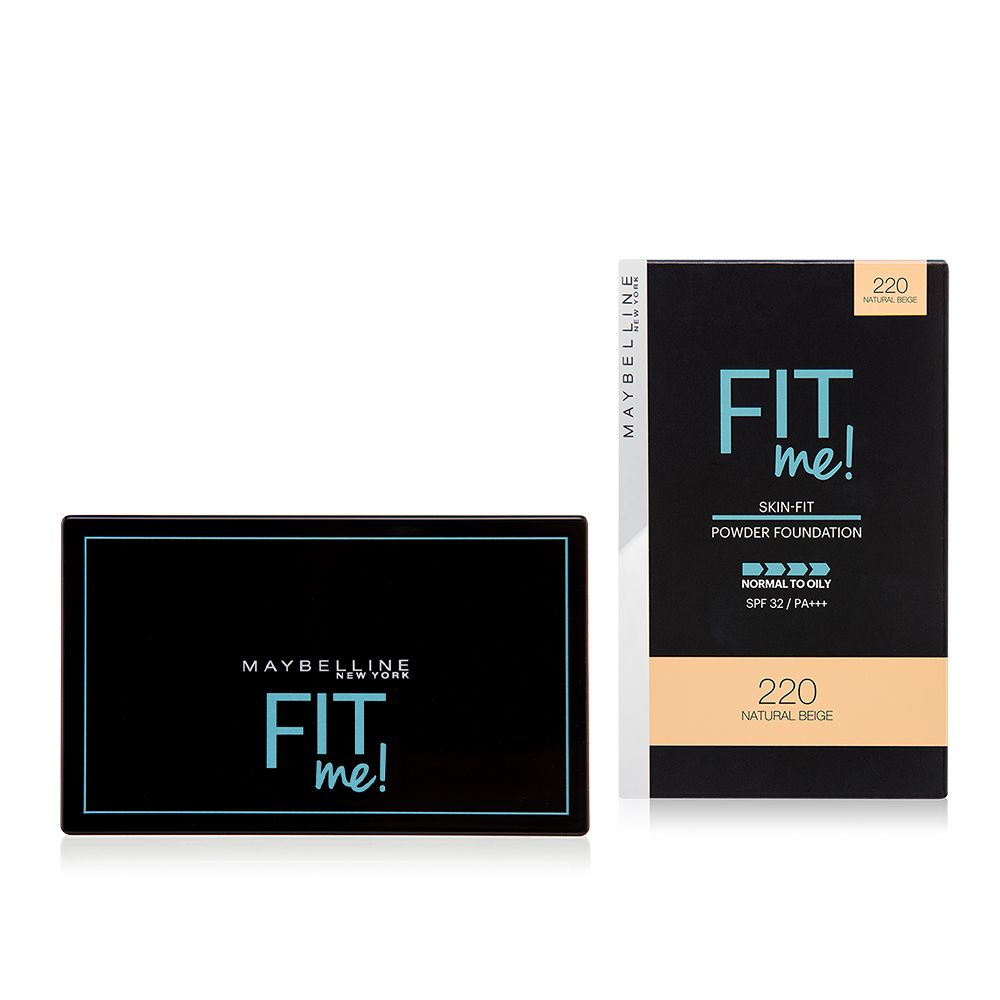 Phấn Nền Kiềm Dầu Chống Nắng Tiệp Mọi Tông Da SPF 32 PA+++ Fit Me Skin-Fit Powder Foundation Maybelline New York 9g