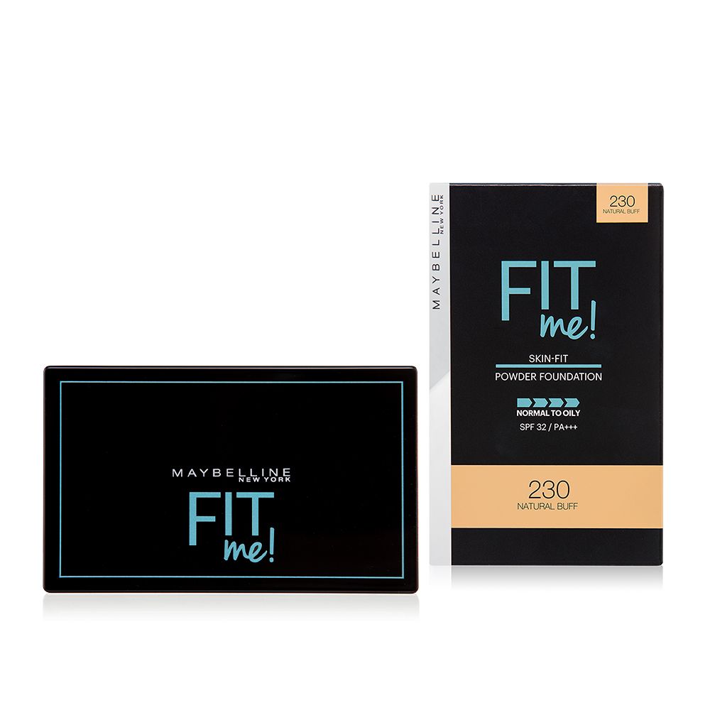 Phấn Nền Kiềm Dầu Chống Nắng Tiệp Mọi Tông Da SPF 32 PA+++ Fit Me Skin-Fit Powder Foundation Maybelline New York 9g