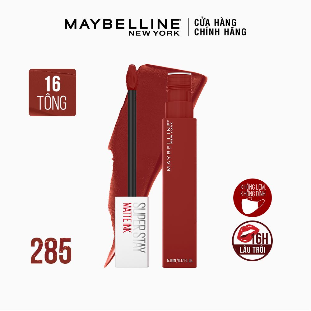 Son Kem Lì 16h Lâu Trôi Maybelline New York Super Stay Matte Ink Lipstick 5ml