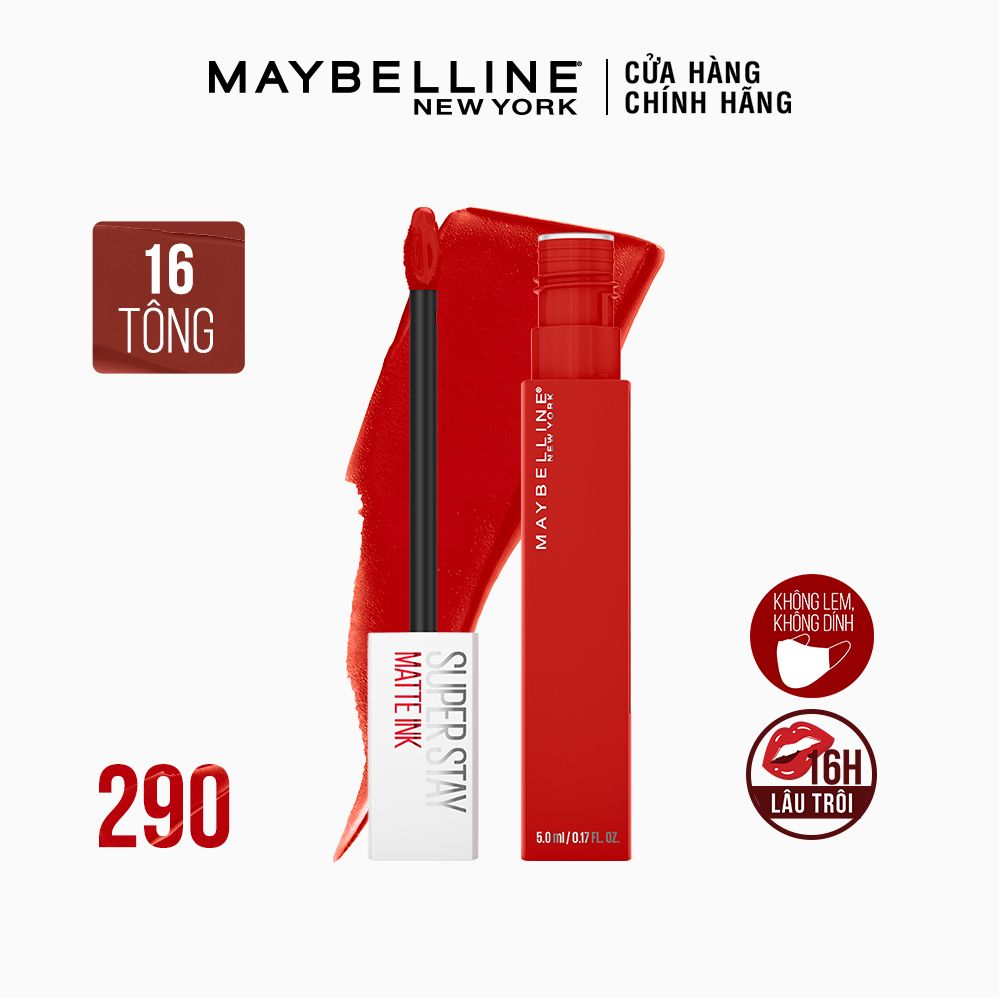 Son Kem Lì 16h Lâu Trôi Maybelline New York Super Stay Matte Ink Lipstick 5ml