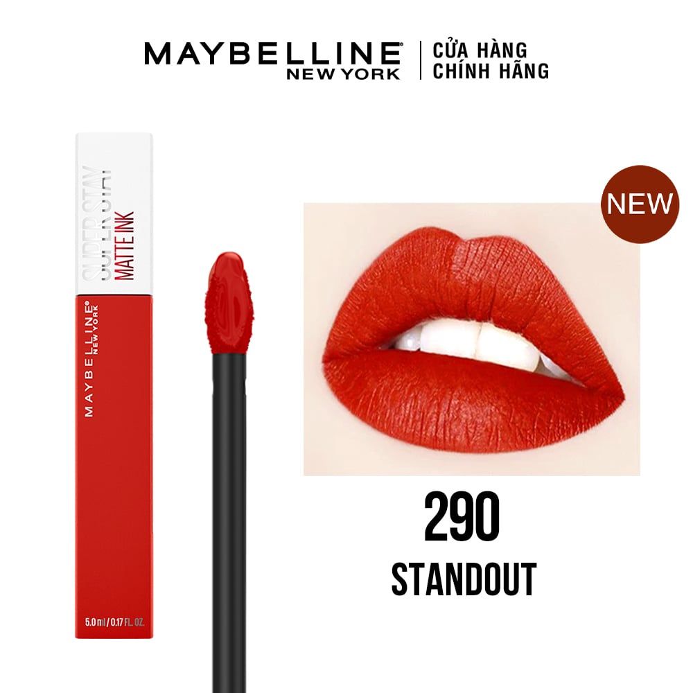 Son Kem Lì 16h Lâu Trôi Maybelline New York Super Stay Matte Ink Lipstick 5ml