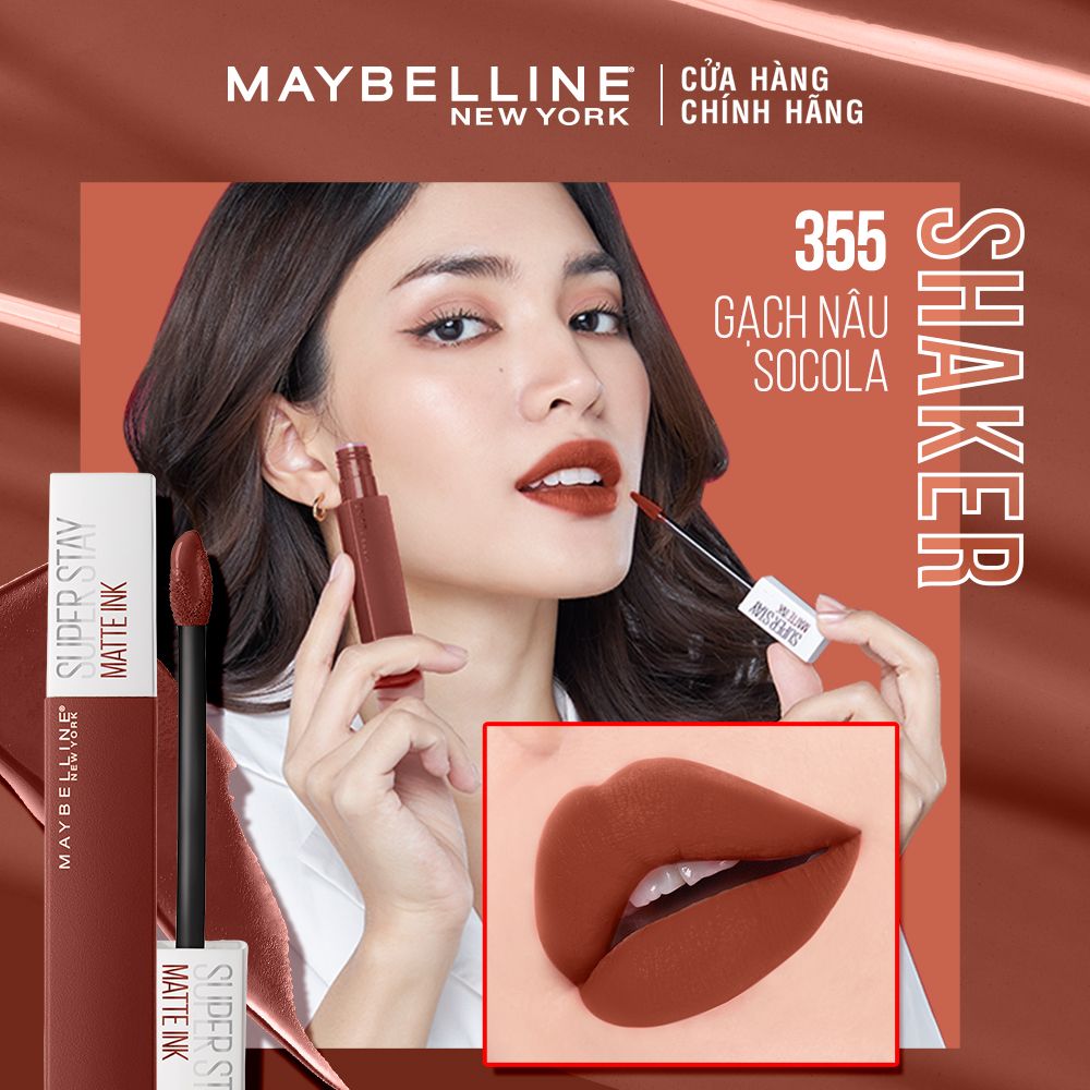 Son Kem Lì 16h Lâu Trôi Maybelline New York Super Stay Matte Ink Lipstick 5ml
