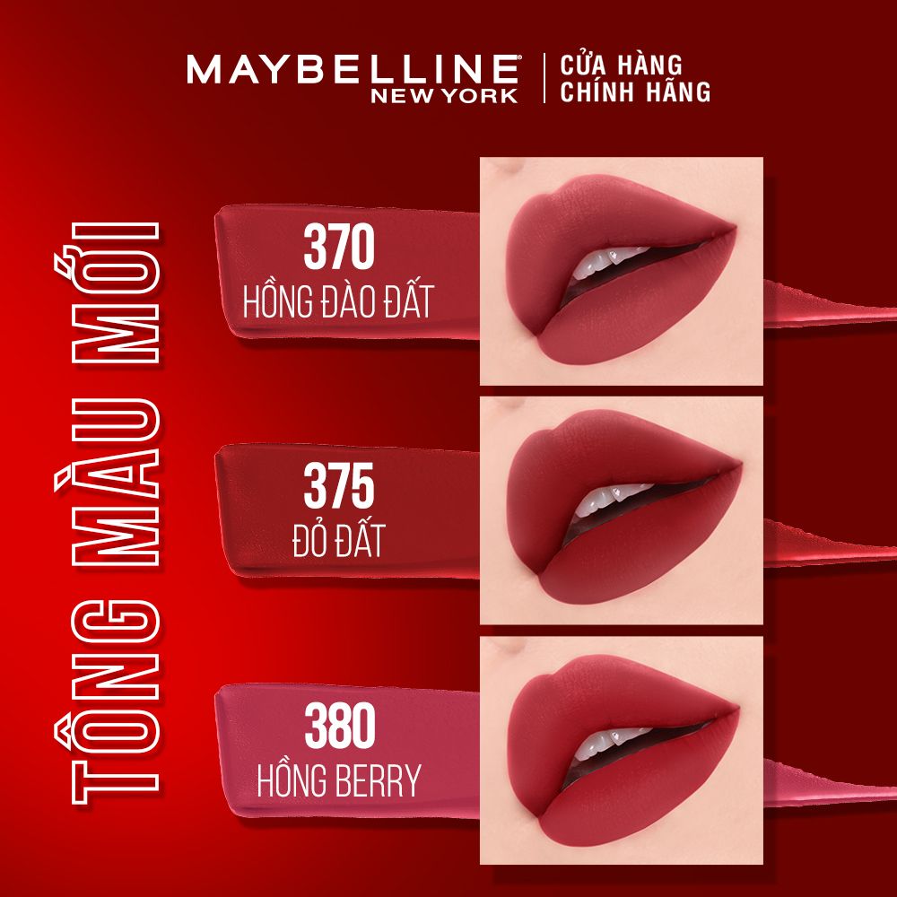 Son Kem Lì 16h Lâu Trôi Maybelline New York Super Stay Matte Ink Lipstick 5ml