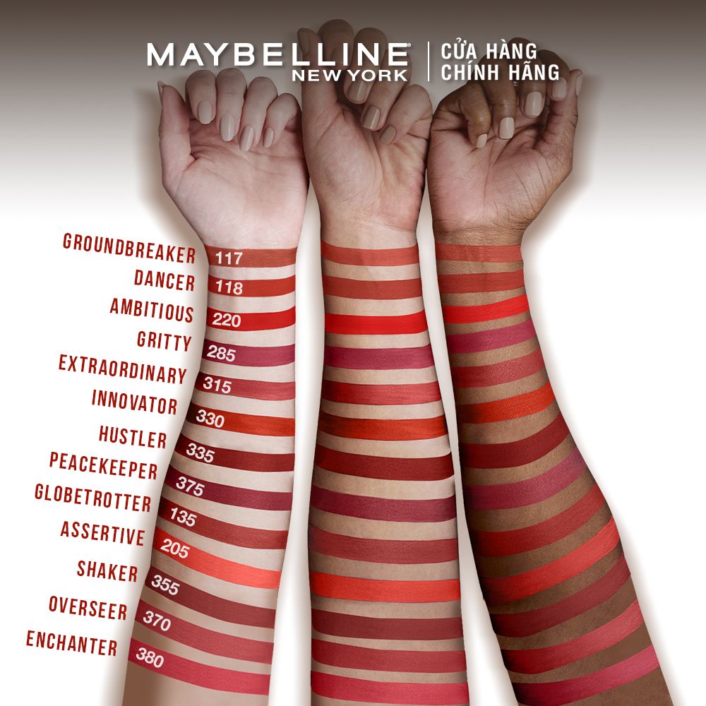 Son Kem Lì 16h Lâu Trôi Maybelline New York Super Stay Matte Ink Lipstick 5ml