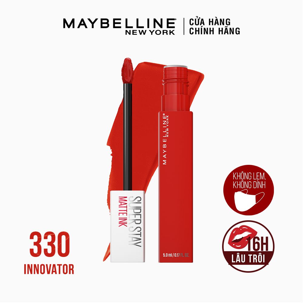 Son Kem Lì 16h Lâu Trôi Maybelline New York Super Stay Matte Ink Lipstick 5ml
