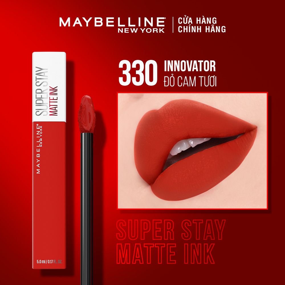 Son Kem Lì 16h Lâu Trôi Maybelline New York Super Stay Matte Ink Lipstick 5ml