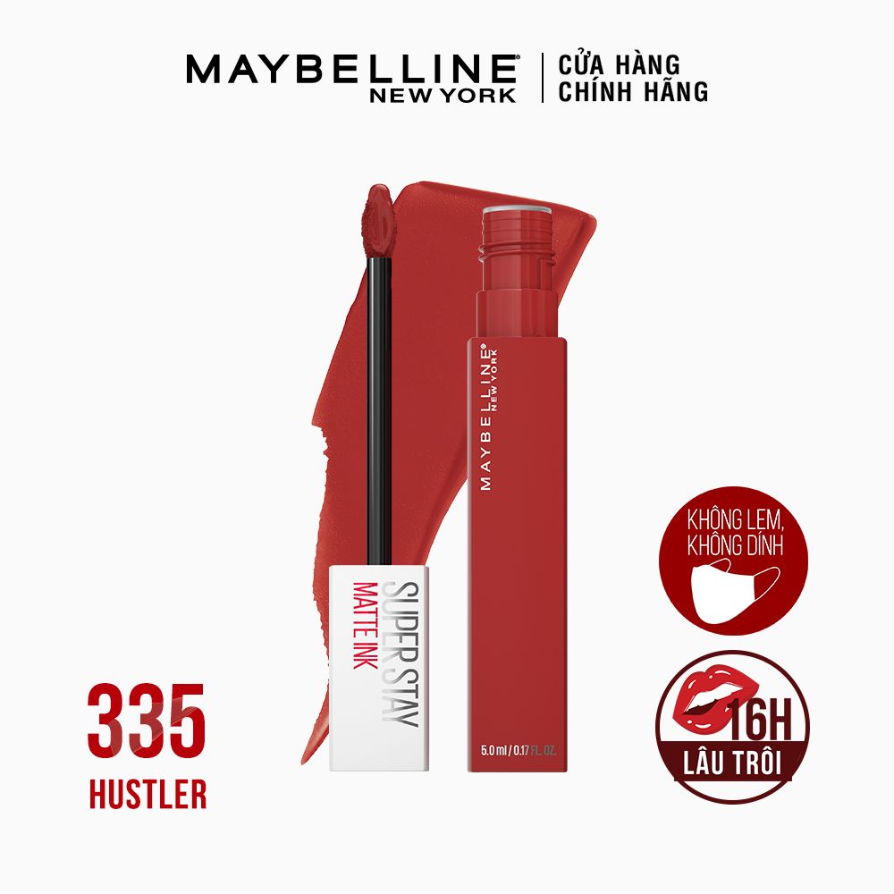 Son Kem Lì 16h Lâu Trôi Maybelline New York Super Stay Matte Ink Lipstick 5ml