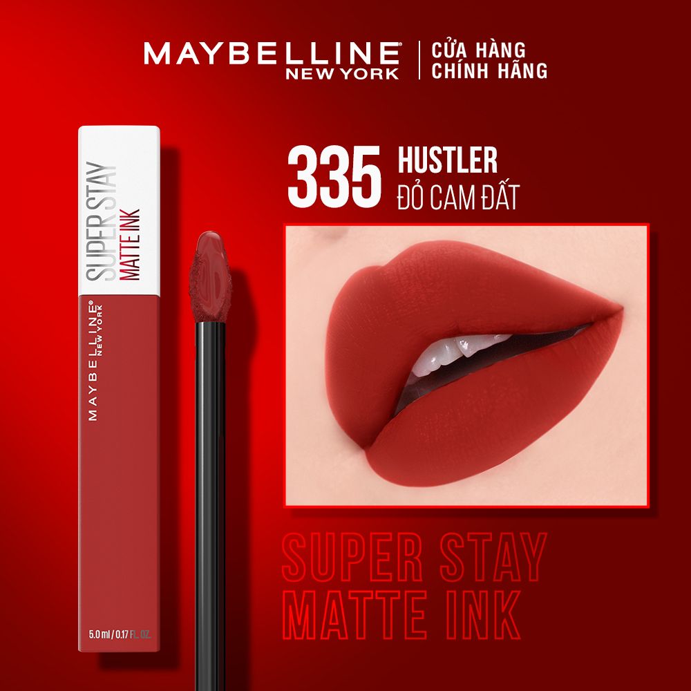 Son Kem Lì 16h Lâu Trôi Maybelline New York Super Stay Matte Ink Lipstick 5ml