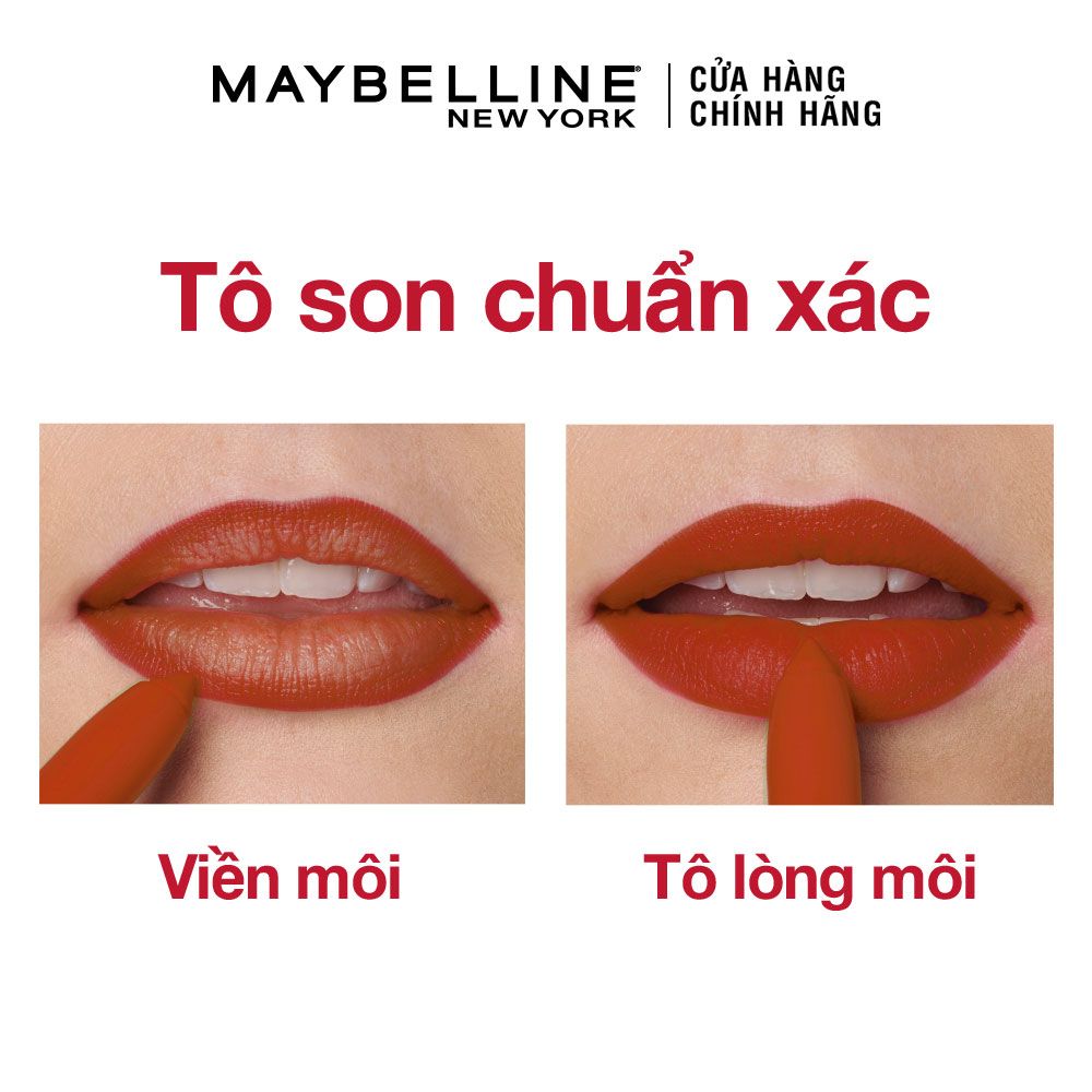 Son Bút Chì Mịn Lì 8h Lâu Trôi Maybelline New York Super Stay Ink Crayon Lipstick 1.2g