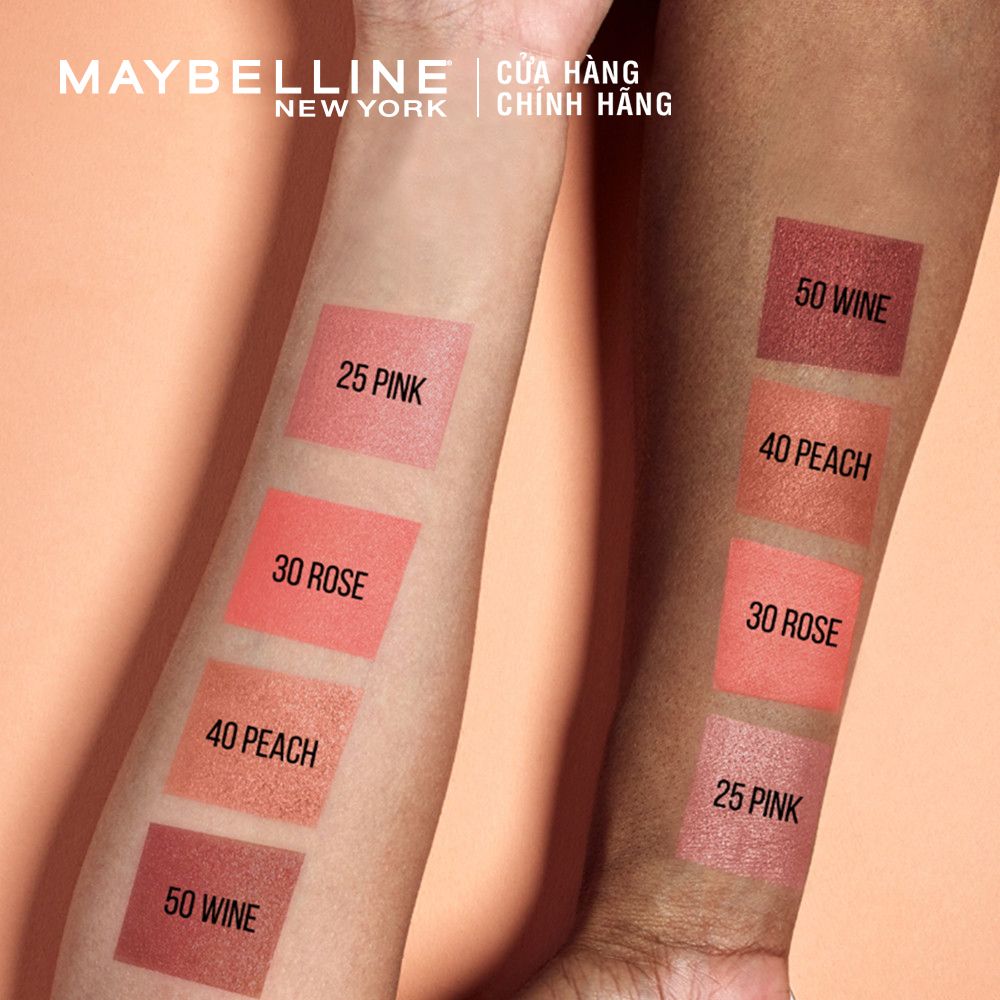 Phấn Má Hồng Mịn Nhẹ Tự Nhiên Giữ Màu Chuẩn Fit Me Blush Maybelline New York 4.5g