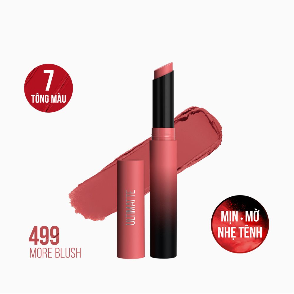 Son Lì Mịn Môi Siêu Nhẹ Cao Cấp Maybelline New York Color Sensational Ultimatte 1.7g