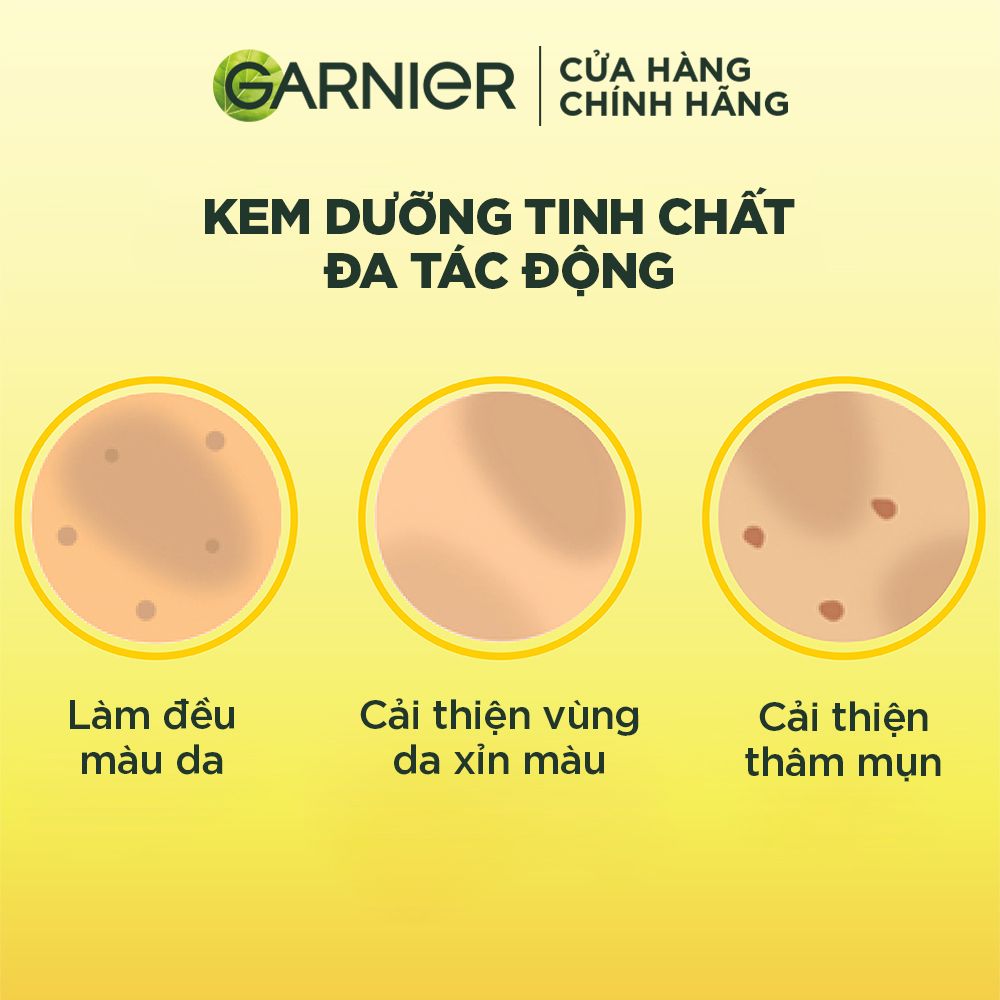 Kem dưỡng serum sáng da ban ngày Garnier Light Complete Vitamin C Serum Cream SPF30 50ml