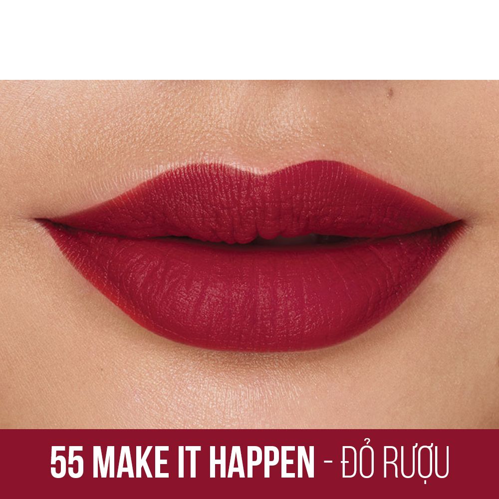 Son Bút Chì Mịn Lì 8h Lâu Trôi Maybelline New York Super Stay Ink Crayon Lipstick 1.2g