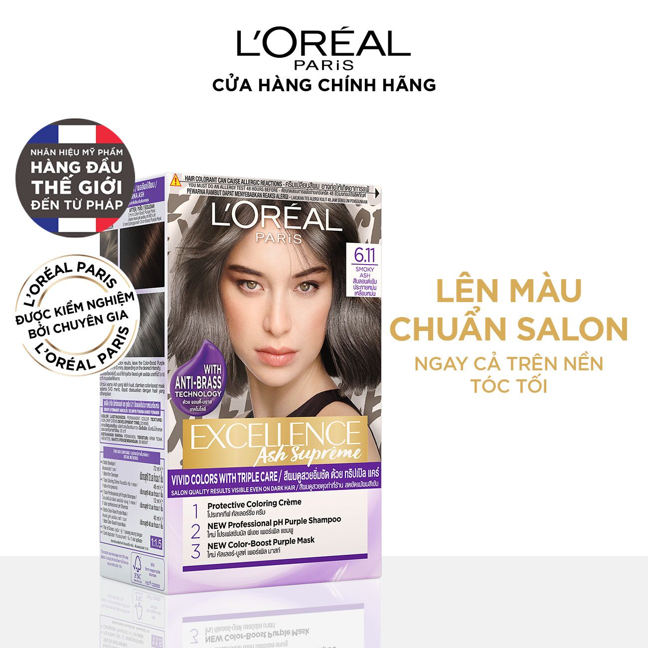 Kem nhuộm dưỡng tóc L'Oreal Paris Excellence Fashion 172ml