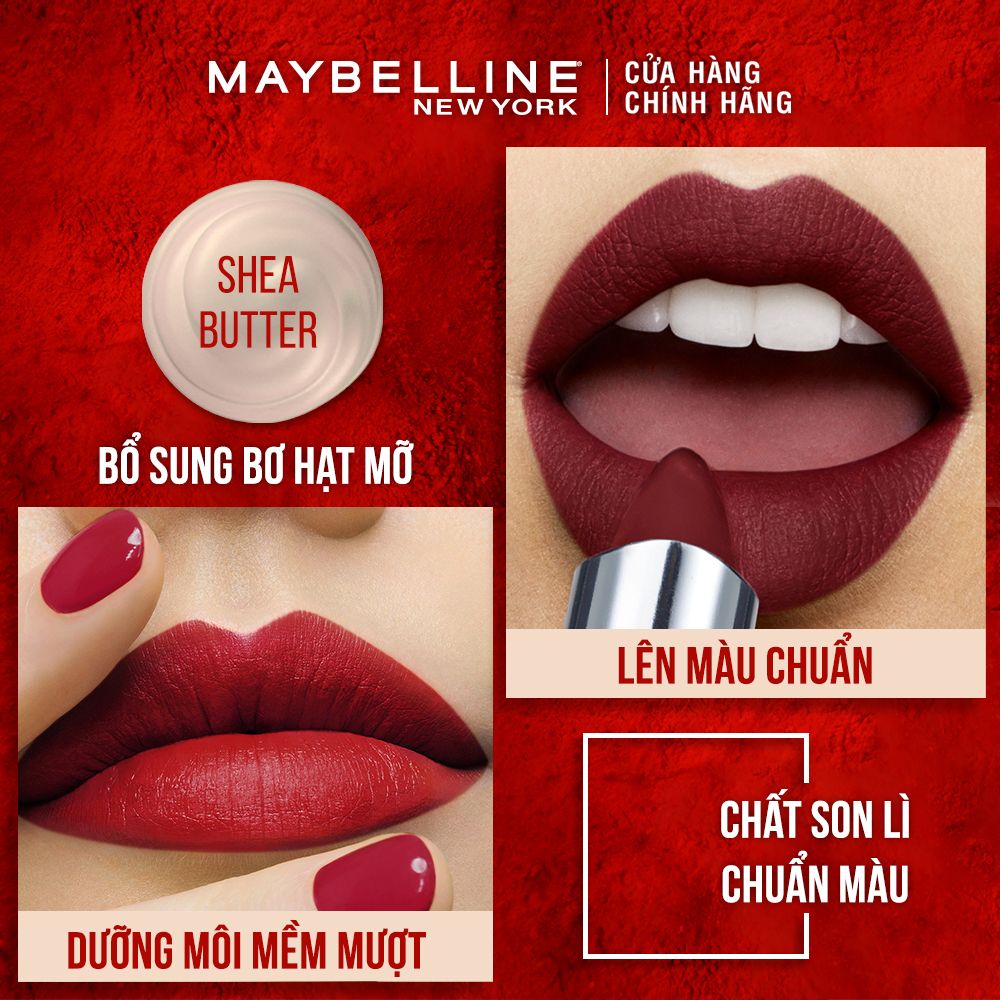 Son Lì Mịn Môi Maybelline New York