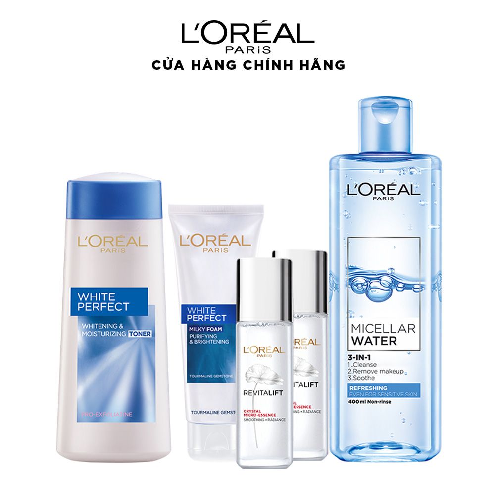 Bộ làm sạch sâu căng mướt L'Oreal Paris