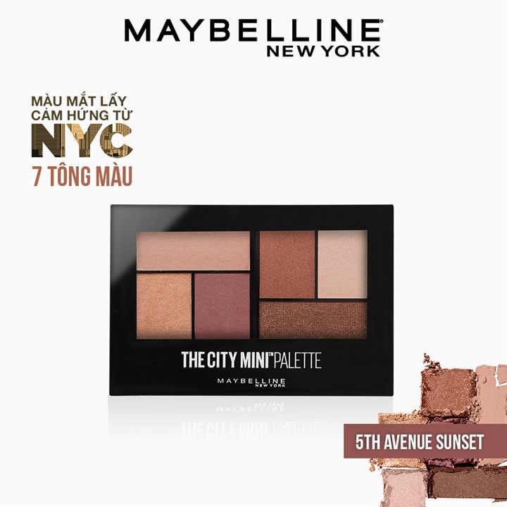 Bảng Phấn Mắt Maybelline New York 6 Màu Mini Palette 4g