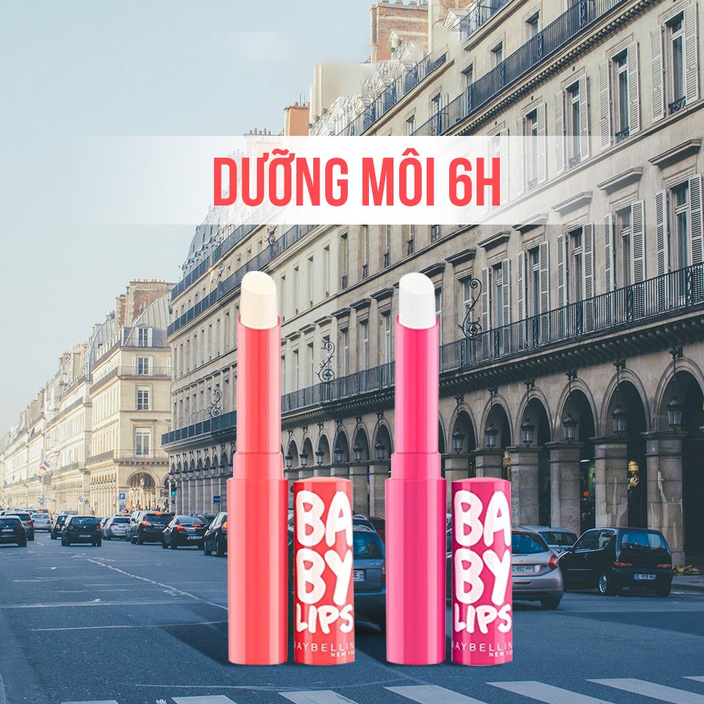 Son Dưỡng Môi Baby Lips Bloom Maybelline New York Chống Nắng SPF 16 (Có Màu) 1.7g