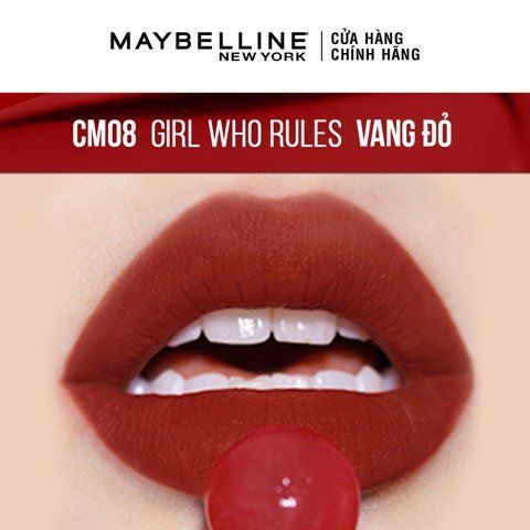 Son Kem Mịn Lì Như Nhung Cushion Mattes Maybelline New York Hiệu Ứng Lì Đa Chiều 6.4ml