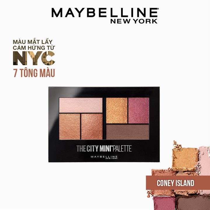 Bảng Phấn Mắt Maybelline New York 6 Màu Mini Palette 4g