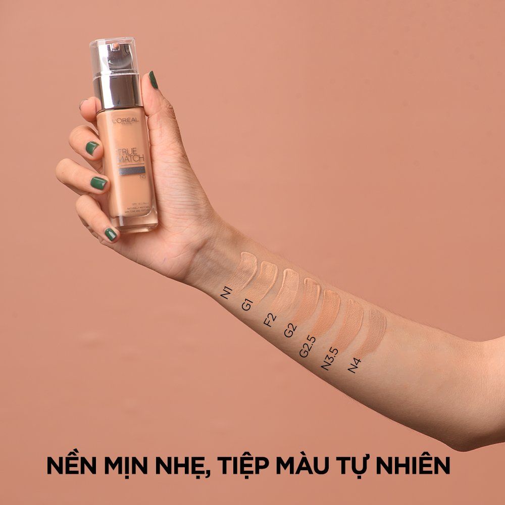 Kem nền mịn da dạng lỏng L'Oréal Paris True Match Liquid Foundation 30ml