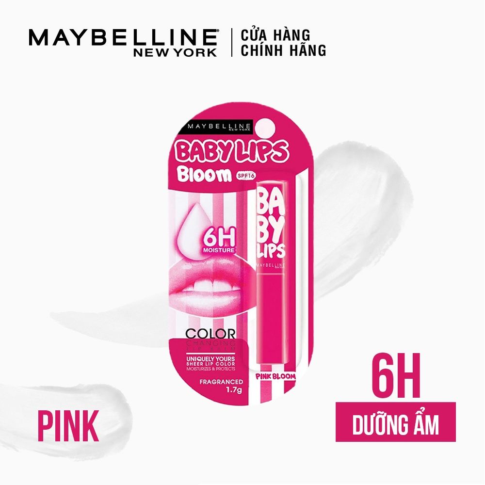 Son Dưỡng Môi Baby Lips Bloom Maybelline New York Chống Nắng SPF 16 (Có Màu) 1.7g