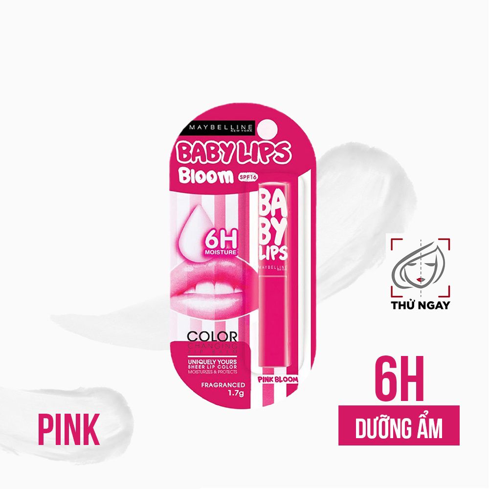 Son Dưỡng Môi Baby Lips Bloom Maybelline New York Chống Nắng SPF 16 (Có Màu) 1.7g