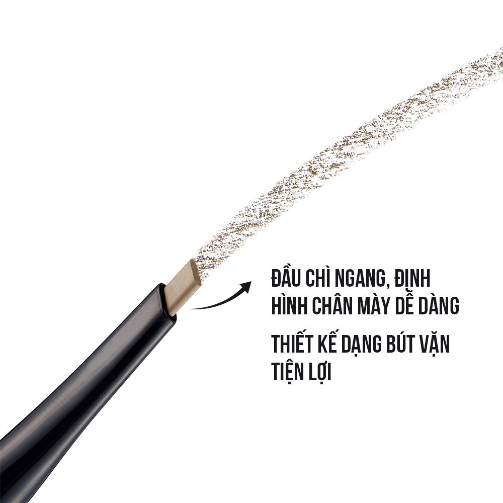 Chì Kẻ Mày 2 Đầu Sắc Nét Tự Nhiên Maybelline New York Define & Blend Brow Pencil 0.16g