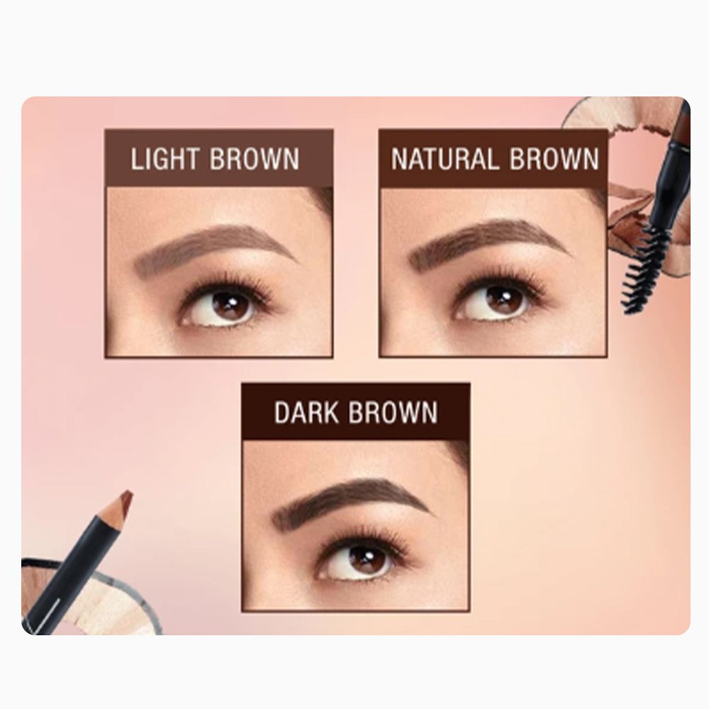 Chì Kẻ Mày 2 Đầu Với Đầu Chì Xéo Mềm Mịn 12H Maybelline New York Fashion Brow Cream Pencil 0.8g