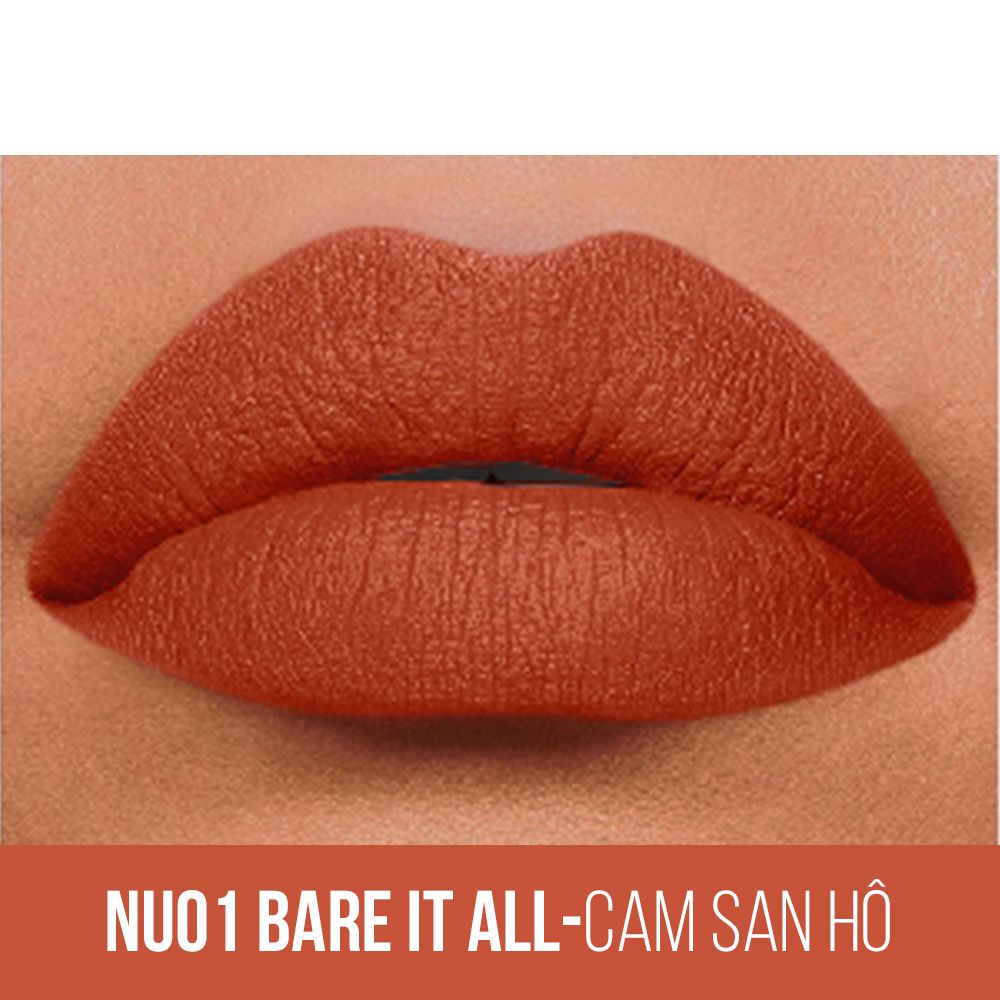 Son Kem Lì Nhẹ Môi Phiên Bản Tông Đất Maybelline New York Sensational Liquid Matte The Nudes Lipstick 7ml
