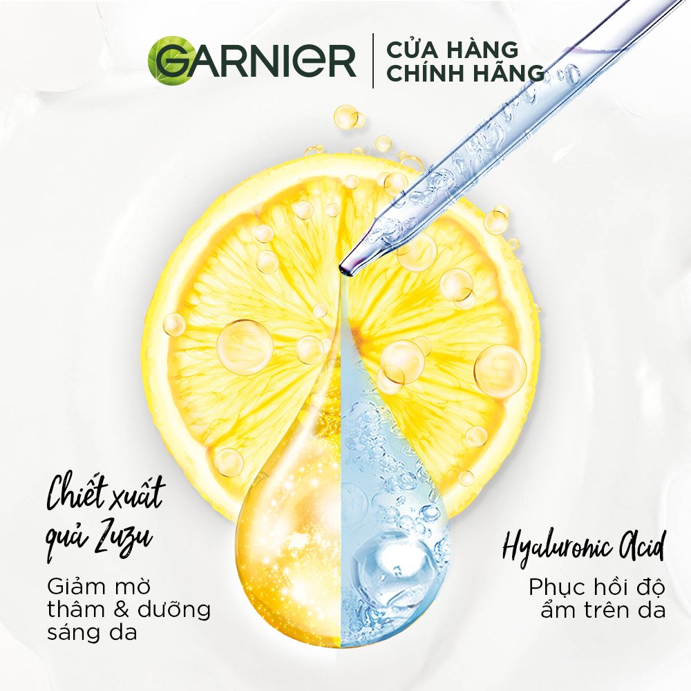 Mặt nạ tinh chất Sữa tươi & Vitamin C sáng mượt da Garnier Light Complete White Up Serum Mask 28g
